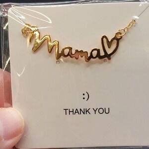 Fashionable Mother's Day Simple Heart Shaped 'Mama' Letters Detail...